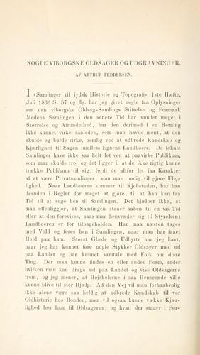 Nogle viborgske oldsager og udgravninger