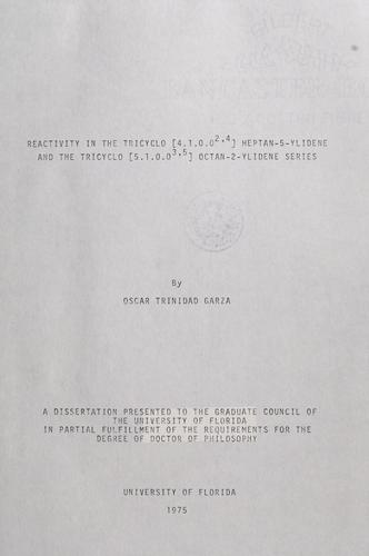 Reactivity in the tricyclo [4.1.0.02 4] heptan-5-ylidene and the tricyclo [5.1.0.03 5] octan-2-ylidene series