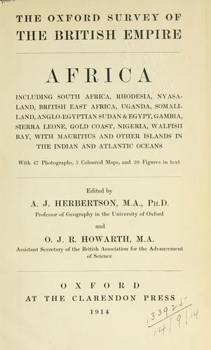 The Oxford survey of the British Empire