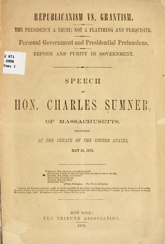 Republicanism vs. Grantism