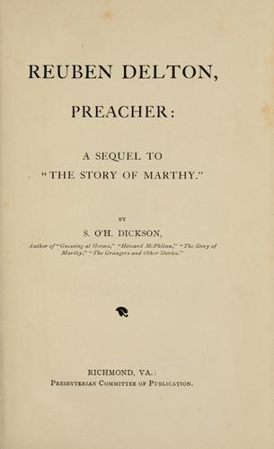 Reuben Delton, preacher