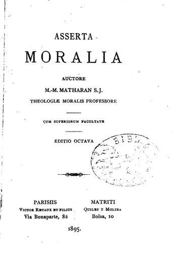 Asserta moralia