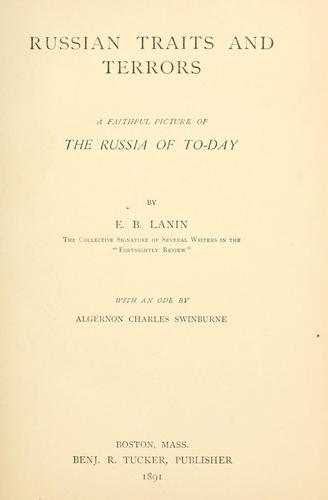 Russian traits and terrors