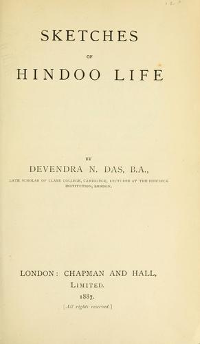 Sketches of Hindoo life.