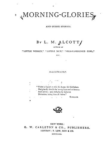 Morning-Glories, and Other Stories