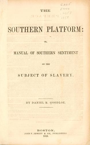 The Southern platform