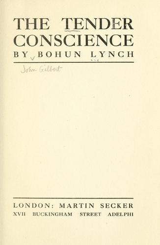 The tender conscience