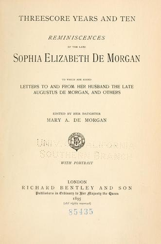 Threescore years and ten