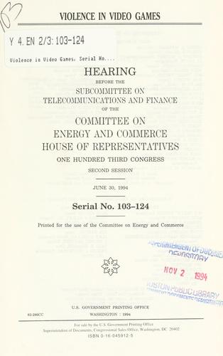 Violence in video games