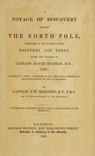 A voyage of discovery towards the North Pole