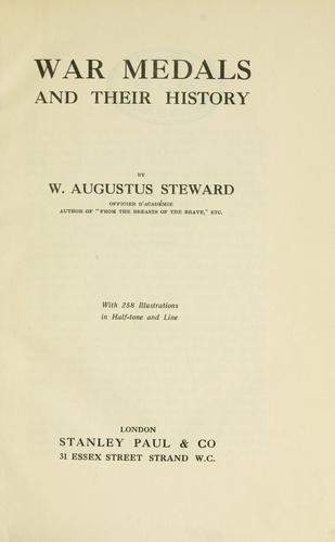 War medals and their history.