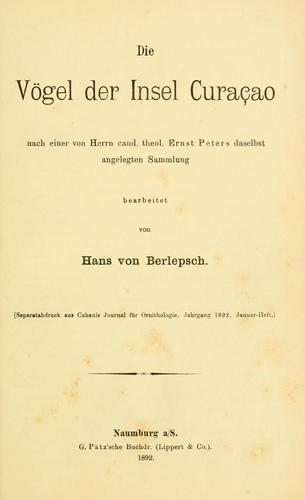 Die Vögel der Insel Curaçao