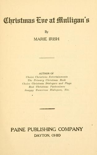 Christmas eve at Mulligan's.