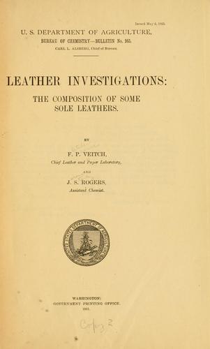 Leather investigations