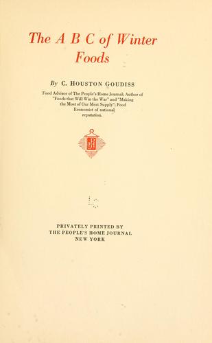 The ABC of winter foods