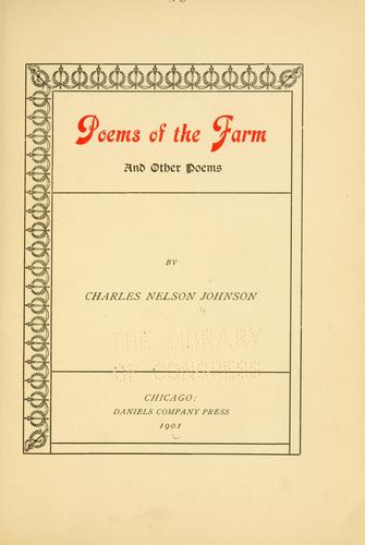 Poems of the farm and other poems