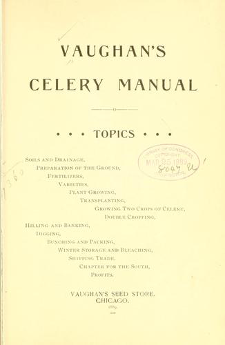 Vaughan's celery manual 