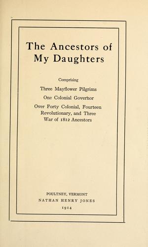 The ancestors of my daughters