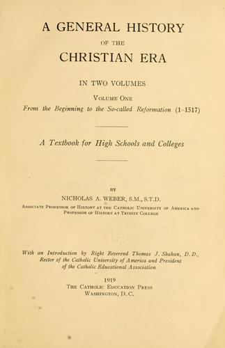 A general history of the Christian era ...