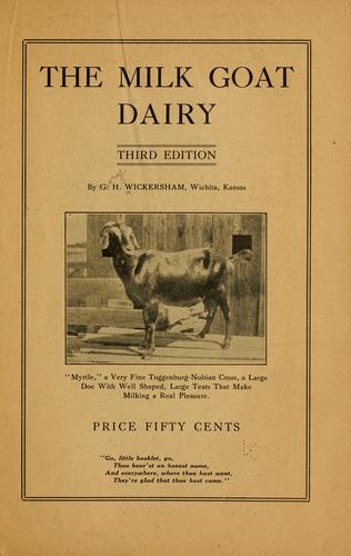 The milk goat dairy.