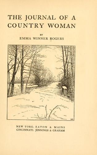 The journal of a country woman