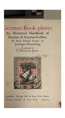 German Book-plates: An Illustrated Handbook of German & Austrian Exlibris