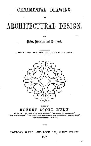 Ornamental drawing, and architectural design