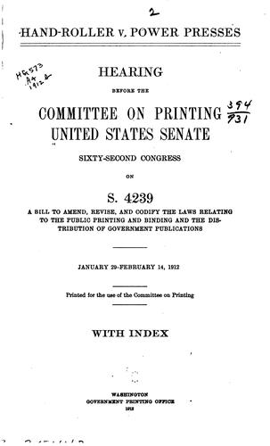 Hand-roller V. Power Presses