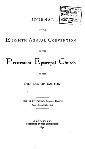 Journal of the ... Annual Convention, Diocese of Easton