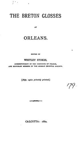 The Breton glosses at Orleans