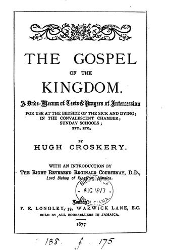 The gospel of the kingdom, a vade-mecum of texts and prayers of intercession