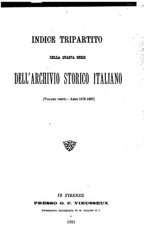 Archivio storico italiano