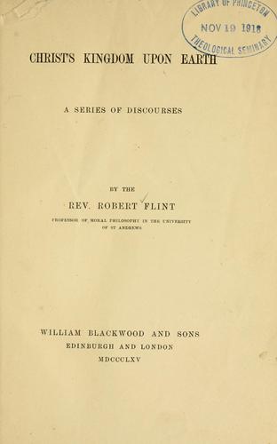 Christ's kingdom upon earth