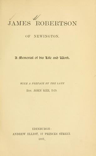 James Robertson of Newington