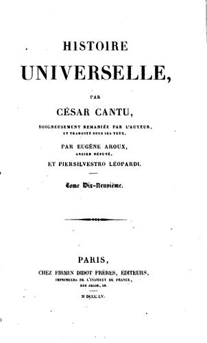 Histoire Universelle
