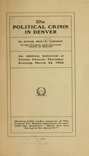 The political crisis in Denver