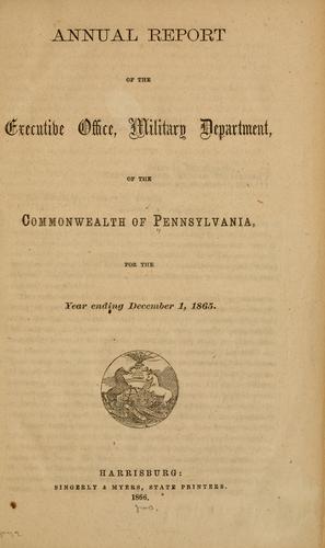 Annual report of the Executice office