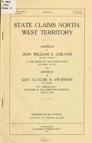 State claims Northwest Territory.