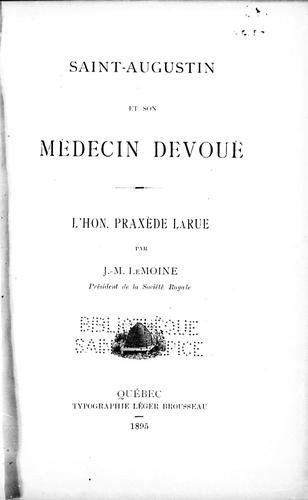 Saint Augustin et son médecin dévoué