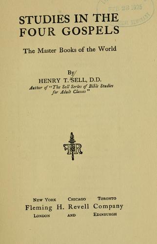 Studies in the four Gospels