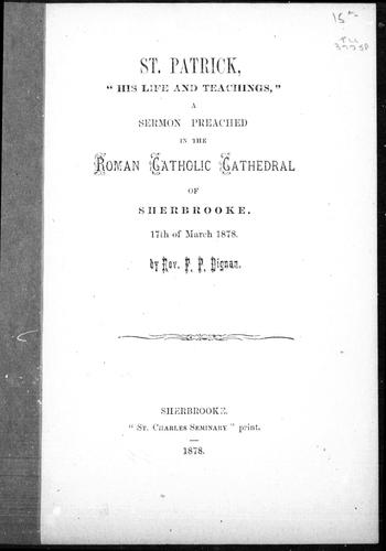 St. Patrick, "his life and teachings"