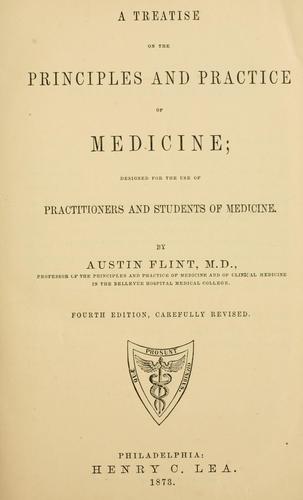 A treatise on the principles and practice of medicine