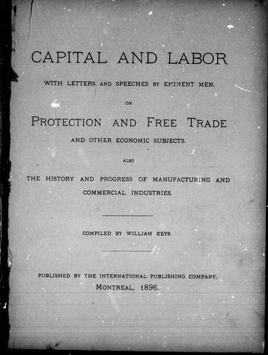Capital and labor