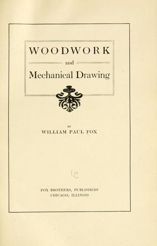 Woodwork and mechanical drawing