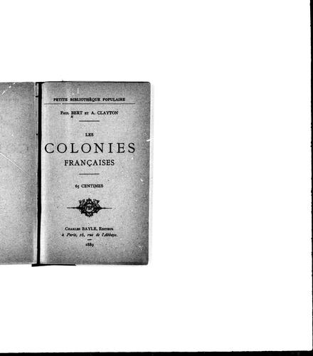 Les colonies françaises