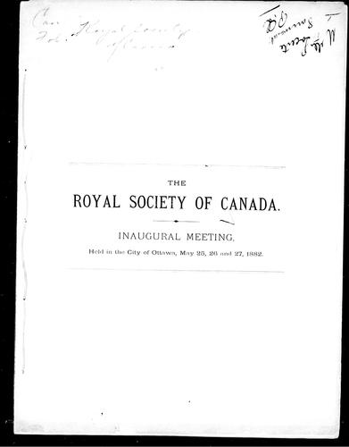 The Royal Society of Canada