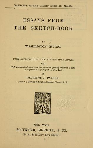 Essays from the Sketch-book