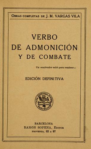 Verbo de admonicion y de combate