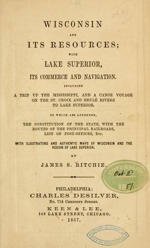 Wisconsin and its resources