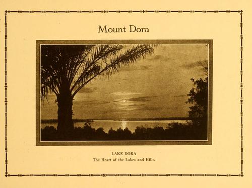 Mt. Dora, Fla., lakes and hills.